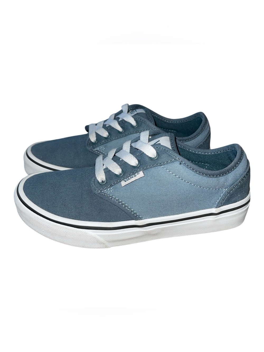 Vans Atwood Low Canvas Skate Shoes – Blue/Two-Tone 2Y EUC
